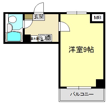 クレセント土樋の間取り写真