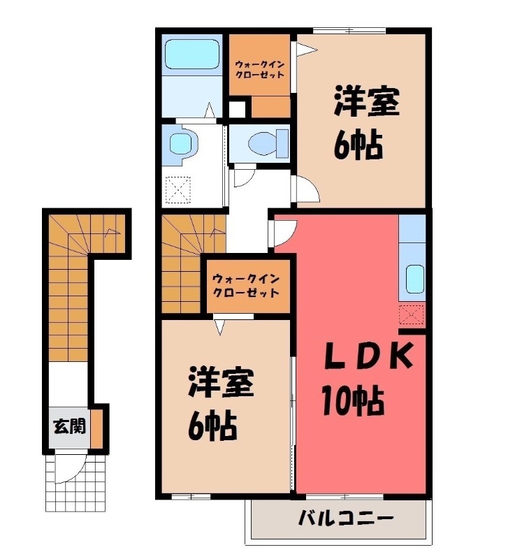 サンヴィレッジ Cの間取り写真
