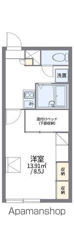 レオパレス西波止場の間取り写真