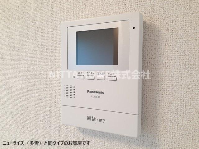 セキュリティ　【完成イメージ】モニタ付きインターホンを完備◎