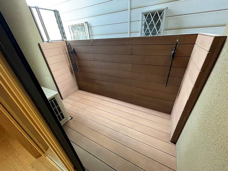 バルコニー　同建物別号室の室内写真です。（106号室）