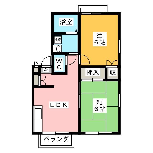 エステートピア等々力の間取り写真