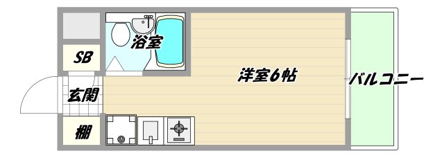 地下鉄御堂筋線 東三国駅 徒歩7分 8階建 築38年の間取り写真