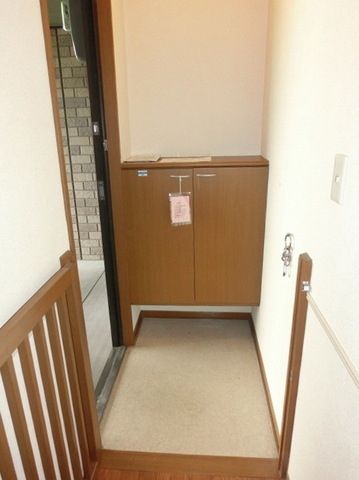 玄関　シューズボックス付きの玄関