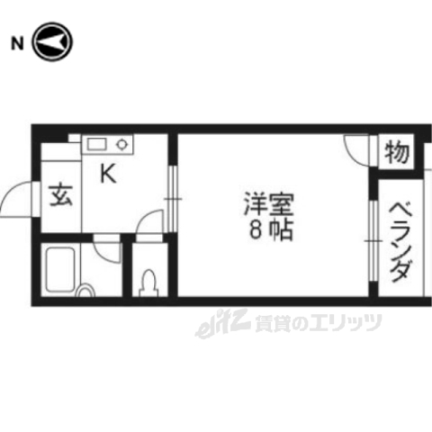 エルデ桃山の間取り写真