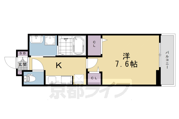 クレール・アイの間取り写真