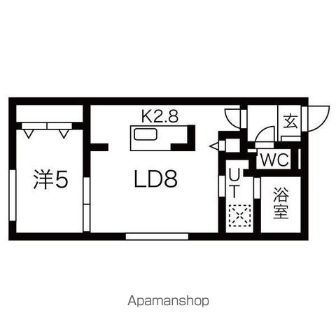ブランシャール円山医大前の間取り写真