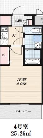 MSR新大阪南の間取り写真