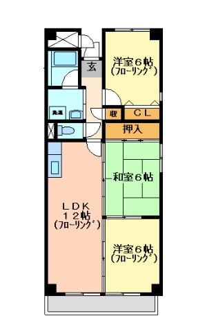 フロレアールIの間取り写真
