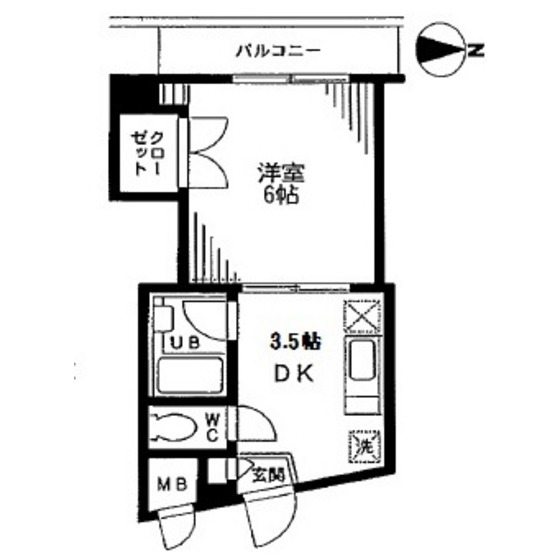 安斉ビルの間取り写真