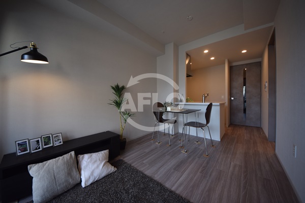 SK RESIDENCES SHINSAIBASHIの居間写真