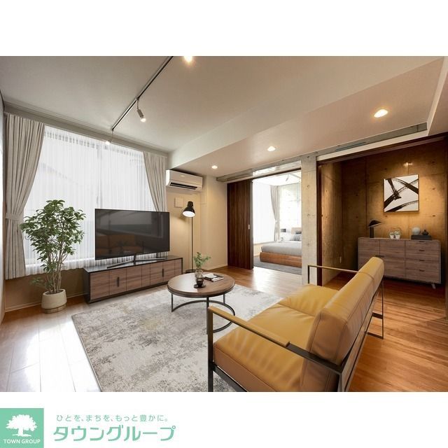 居室・リビング　家具・調度品等はCG加工です。実際の賃貸住居には含まれませ…