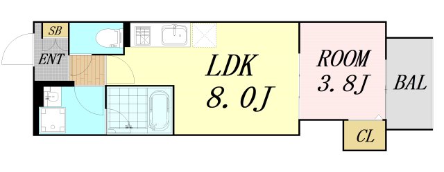 D porta Lilyの間取り写真