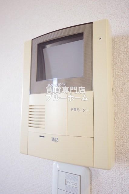 セキュリティ　モニター付きのインターホンです！