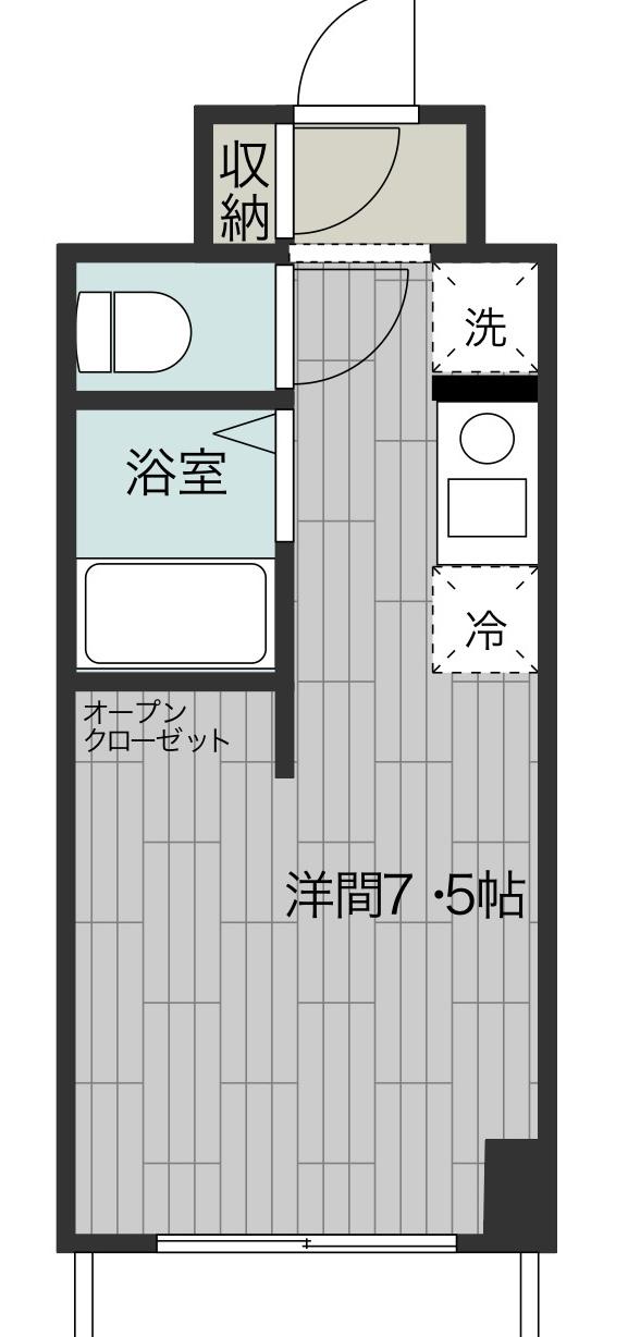 MST弦巻の間取り写真