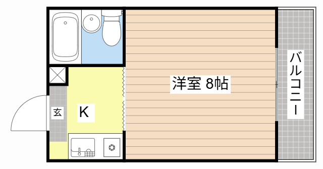 ＪＲ東海道本線 瀬田駅 徒歩17分 3階建 築34年の間取り写真