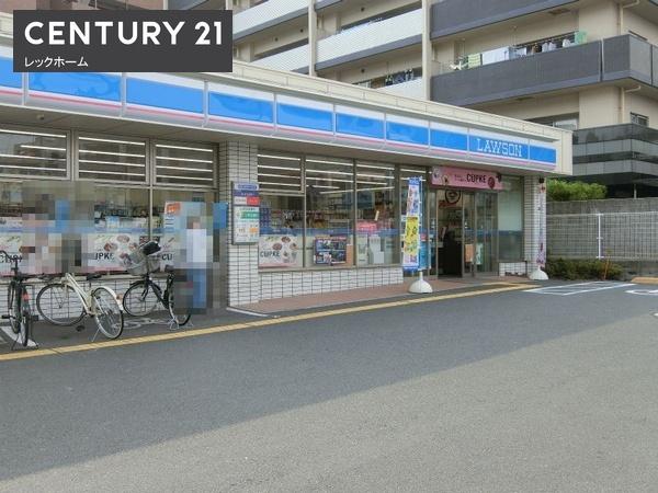 コンビニ　ローソンJR野崎駅北店（コンビニ）まで365m
