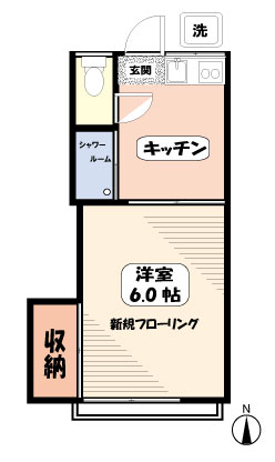 第一青木荘の間取り