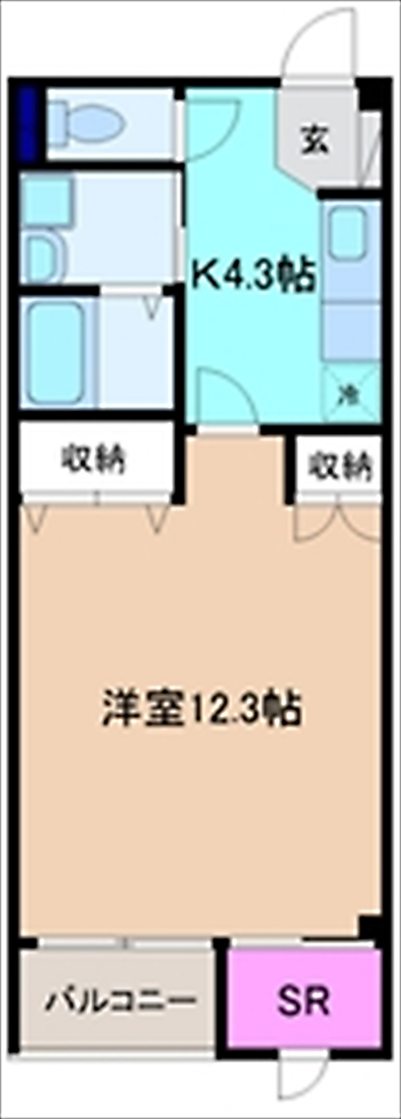 【グリーンスペース諸江の間取り】