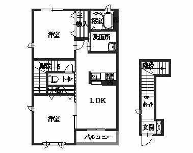 Ｋ．パラッツォの間取り