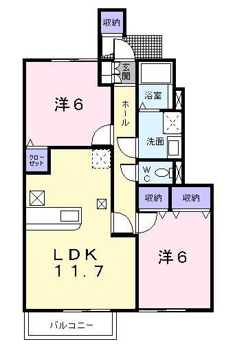 クレメントの間取り