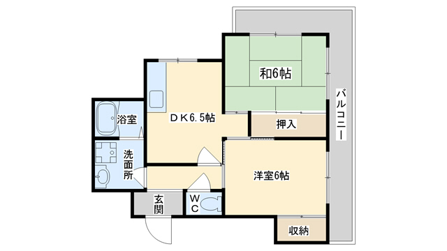 グリーンピア高槻の間取り