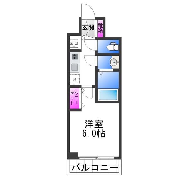 グランカリテ九条南の間取り