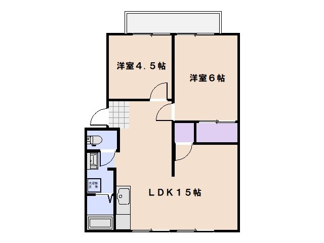 アーバンライフ　B棟の間取り