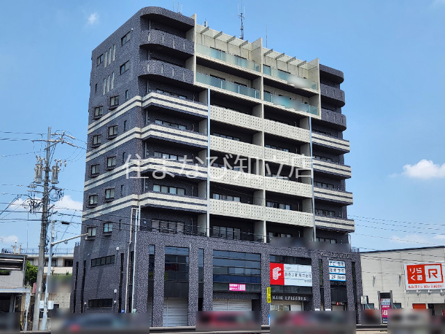 豊田市東新町のマンションの建物外観