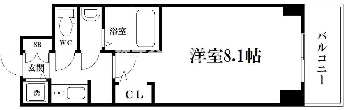 エスレジデンス都島の間取り