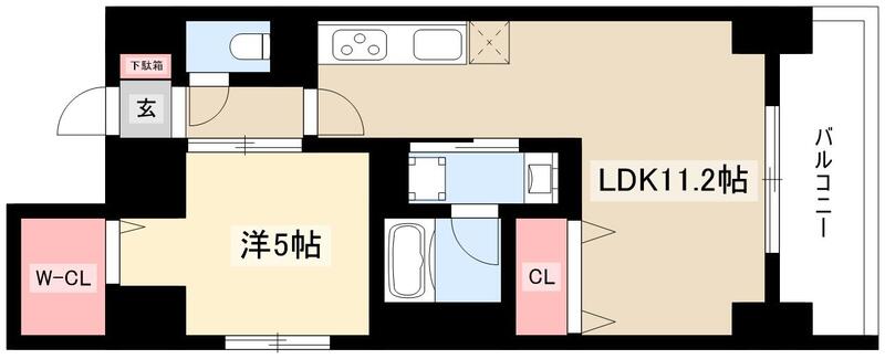 コンセール東桜の間取り