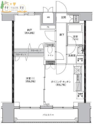 東京蒲田スクエアタワーの間取り