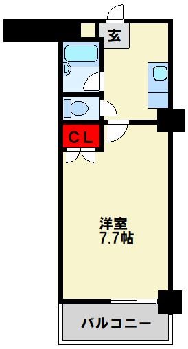 北九州市八幡西区藤田のマンションの間取り