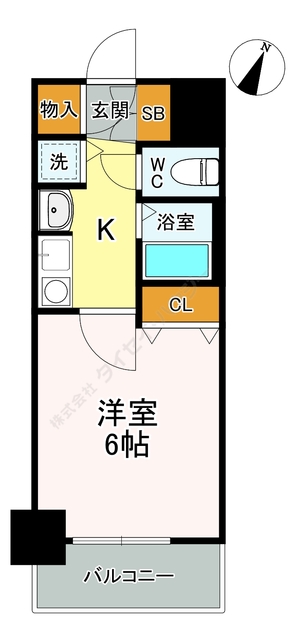 プレサンス名古屋城前の間取り