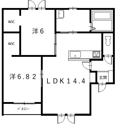 MILAM（ミルアム）の間取り