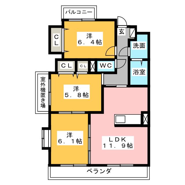 Ｍ＆Ｅの間取り