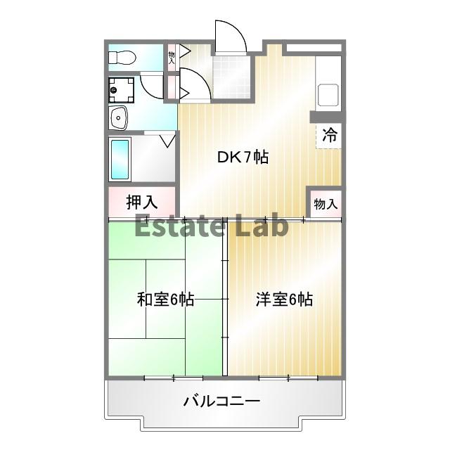 近畿荘の間取り