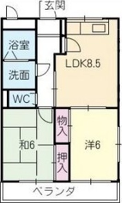 イーストパークの間取り