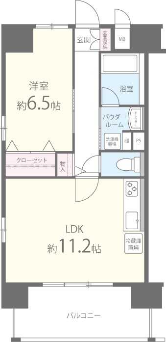 ヴァンドーム梅田北の間取り