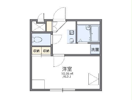 レオパレス芹橋の間取り