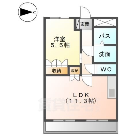 プロニティハイム藤本の間取り