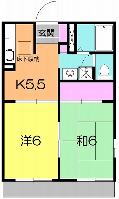 メゾン・ド・ロイヤル南仙台の間取り