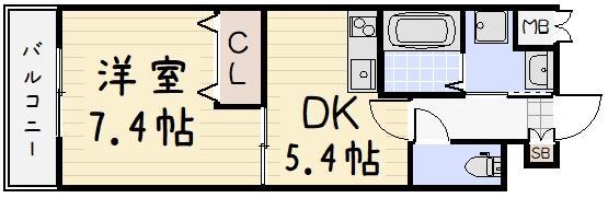 ベイプレイス小倉の間取り