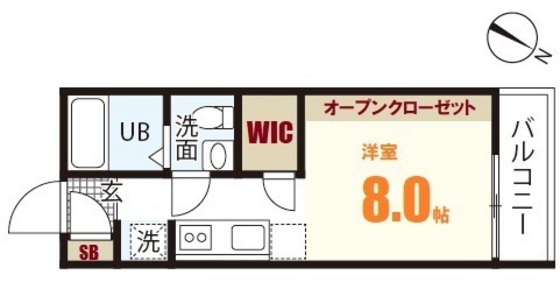 【広島市安佐南区八木のアパートの間取り】