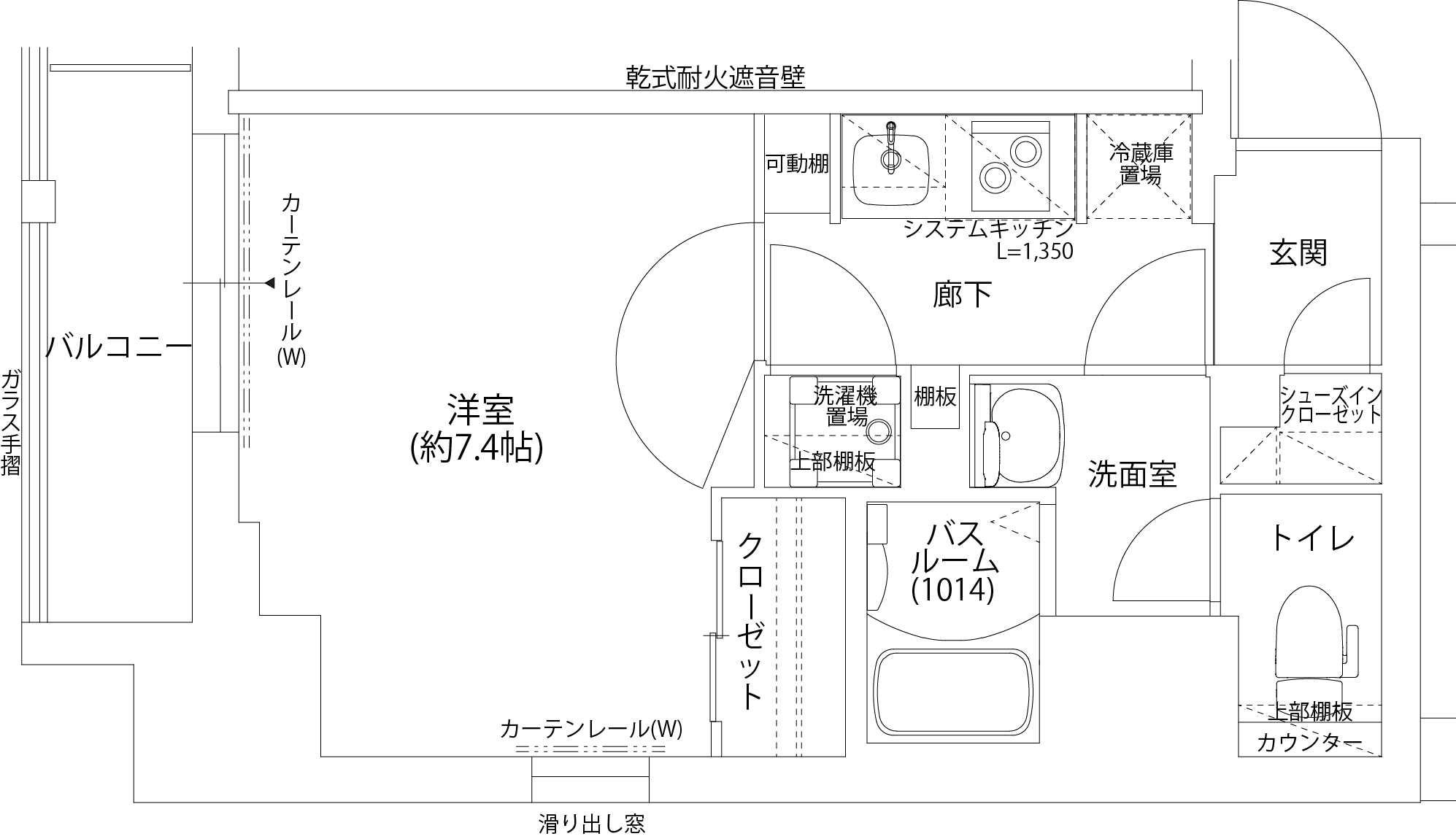 レジデンス神戸ウィステリアパークの間取り