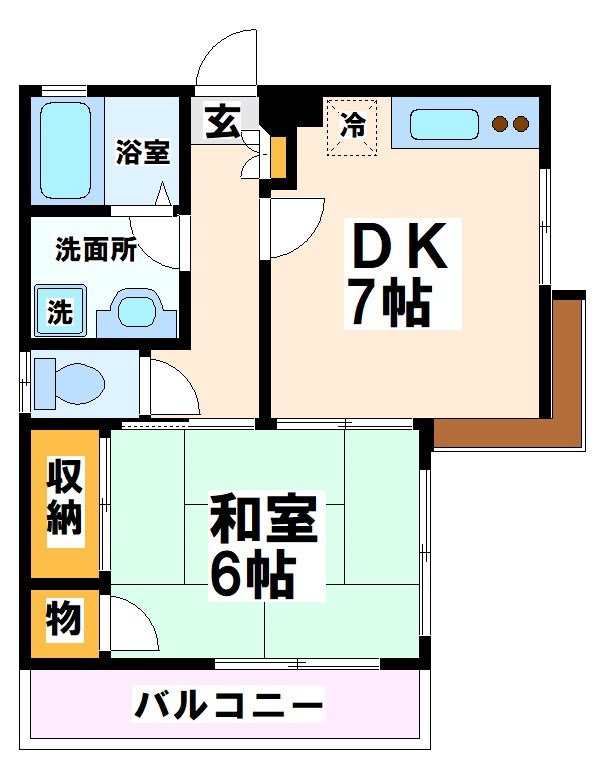 サンハイム白糸の間取り