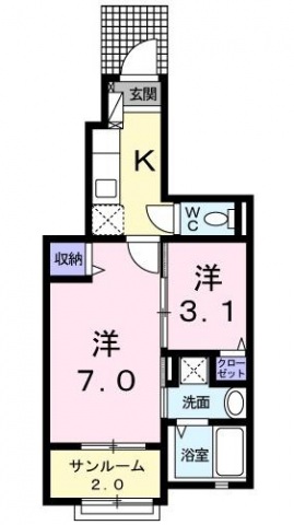 ミルクールの間取り