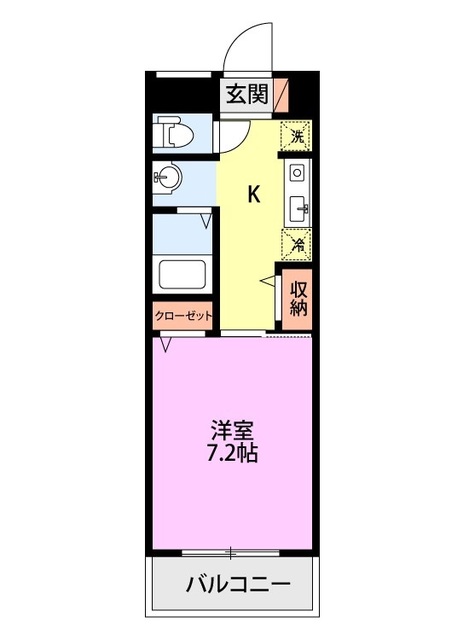 パンシオン空港西の間取り