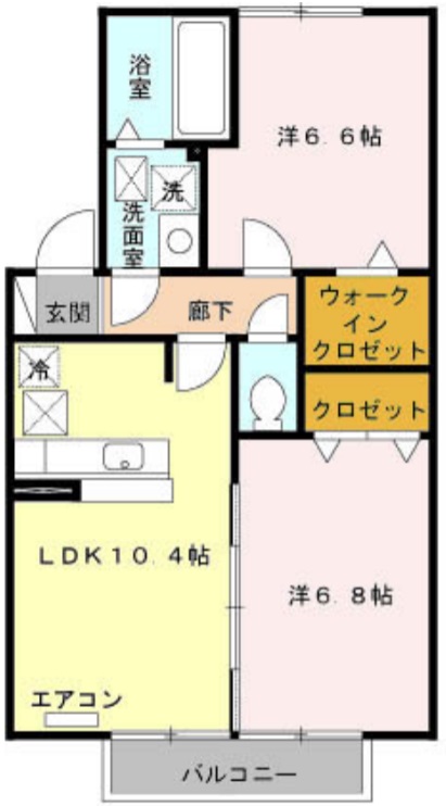 メゾン・ルアー 1の間取り