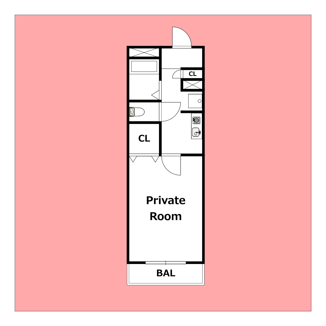 ティラーノ藍住II1号棟の間取り